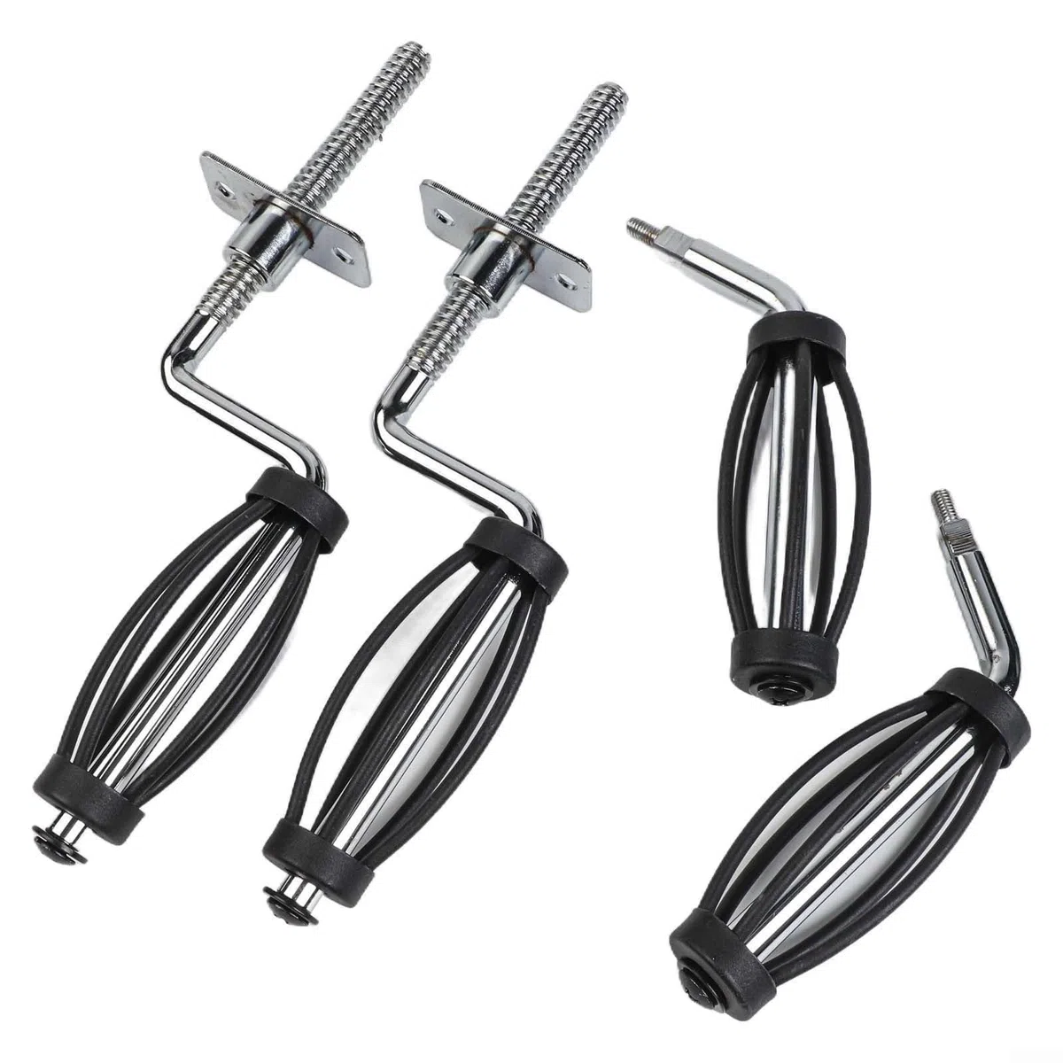 Maniglia per barbecue per Traeger e altre marche, filettatura da 12 mm, ricambio in acciaio inox, presa sicura ad alto calore per affumicatori e stufe a legna (A)