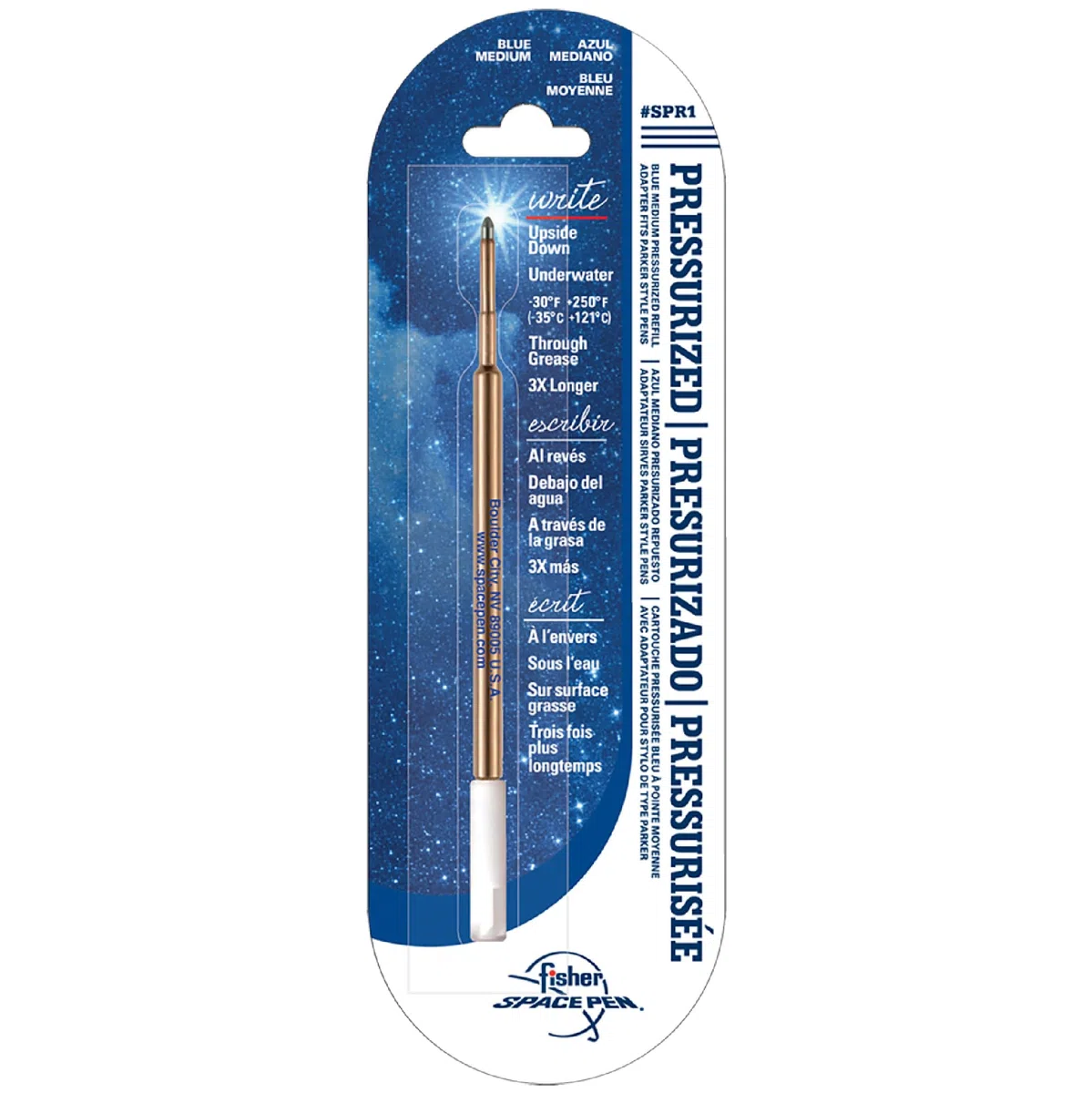Fisher Space Pen FP1211 Coltello Tascabile, Unisex – Adulto, Blu, Taglia Unica