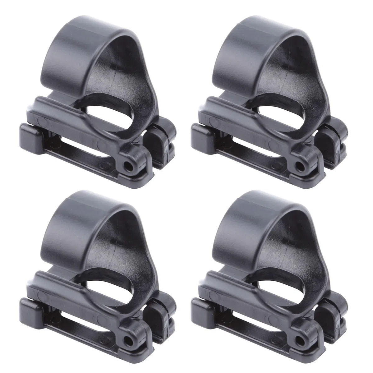 Set di 4 supporti a clip per tubo d'aria, per immersioni subacquee e snorkeling
