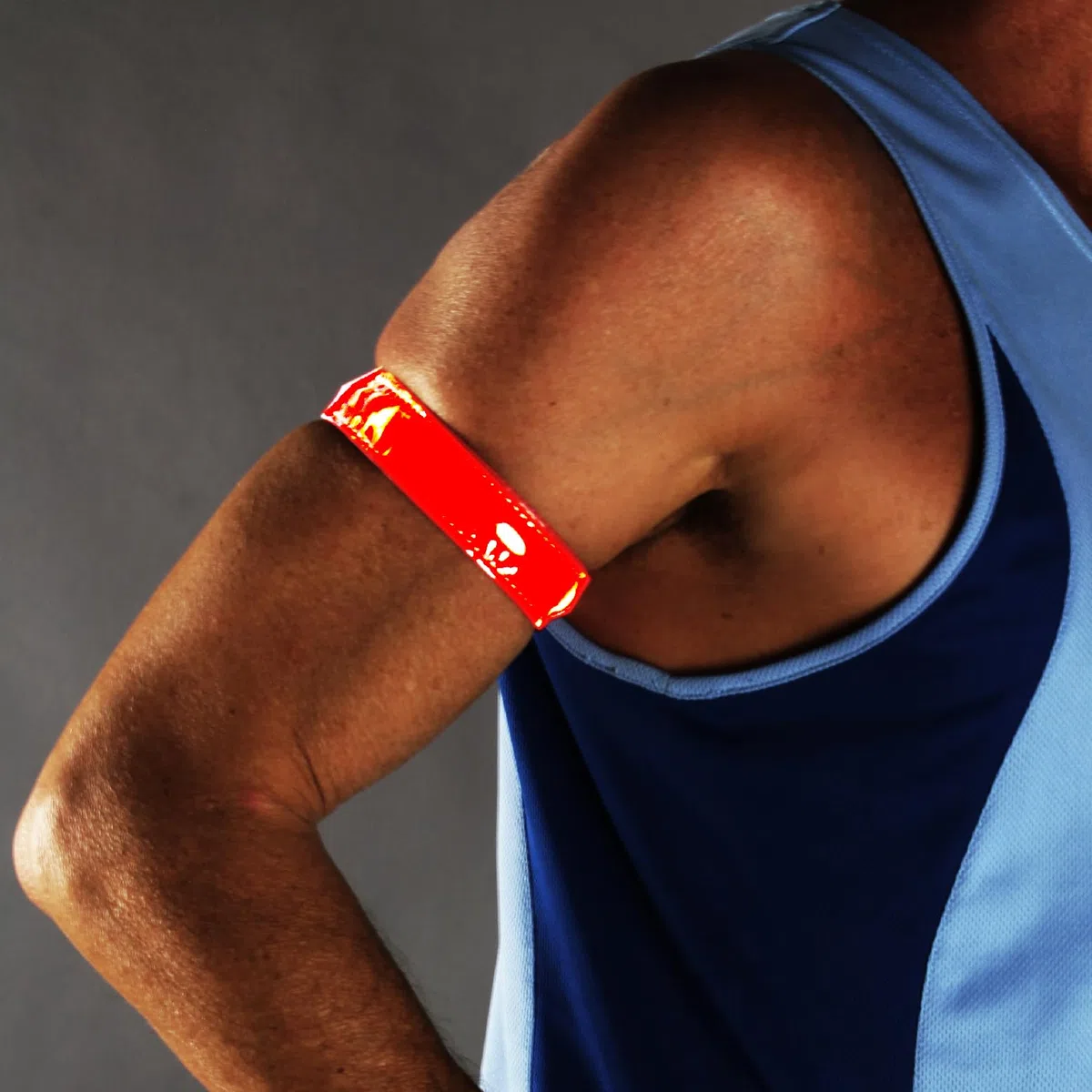 Valex Luce da Braccio Ricaricabile, 3 Funzioni, Fissaggio a Strappo, Segnalazione Luminosa per Sport, Corsa