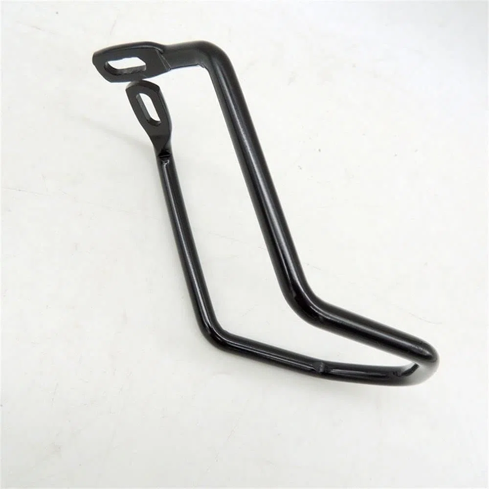 2 protezioni per deragliatore in acciaio nero per bicicletta, mountain bike, bici da strada, protezione per cambio posteriore (150 mm)