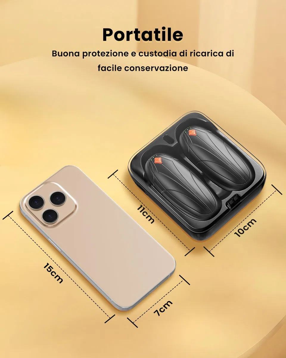 Scaldamani Ricaricabile 2 Confezione con Ricarica Custodia, 14000Mah Scalda Mani Portatile Elettrico, Scaldamani Usb Riutilizzabile, Durata, Regali di Natale per Campeggio All'aperto, Caccia