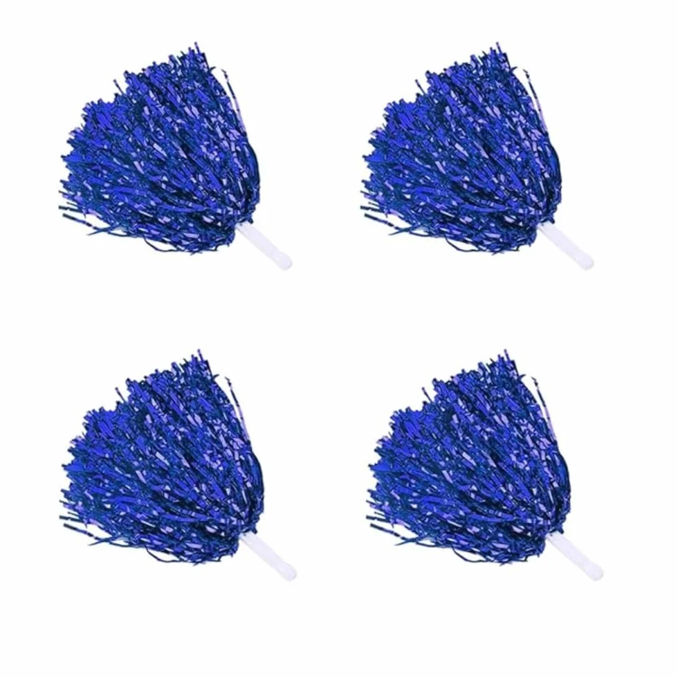 Pon Pon Cheerleader Blu 4 Cheerleading Pom Pom per Sport Danza Competizione