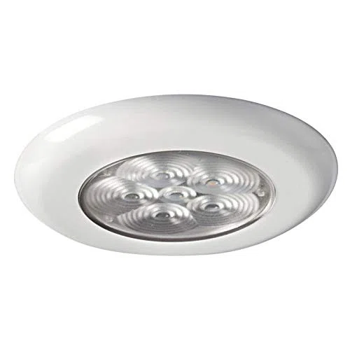 OSCULATI Luce di cortesia Rot. ghiera Bianca 6 LED Bianchi