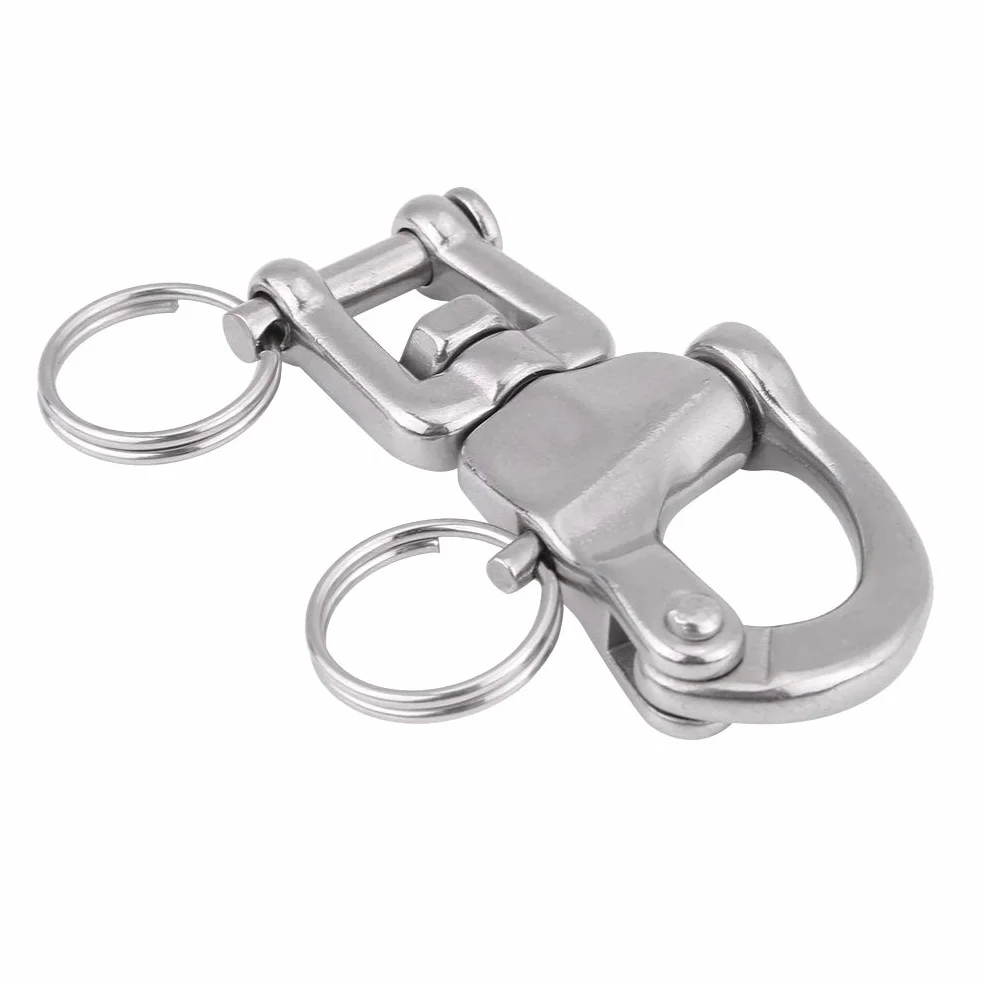 Moschettone girevole a sgancio rapido moschettone a vela per barca Spinnaker Halyard acciaio inossidabile 316(70mm)