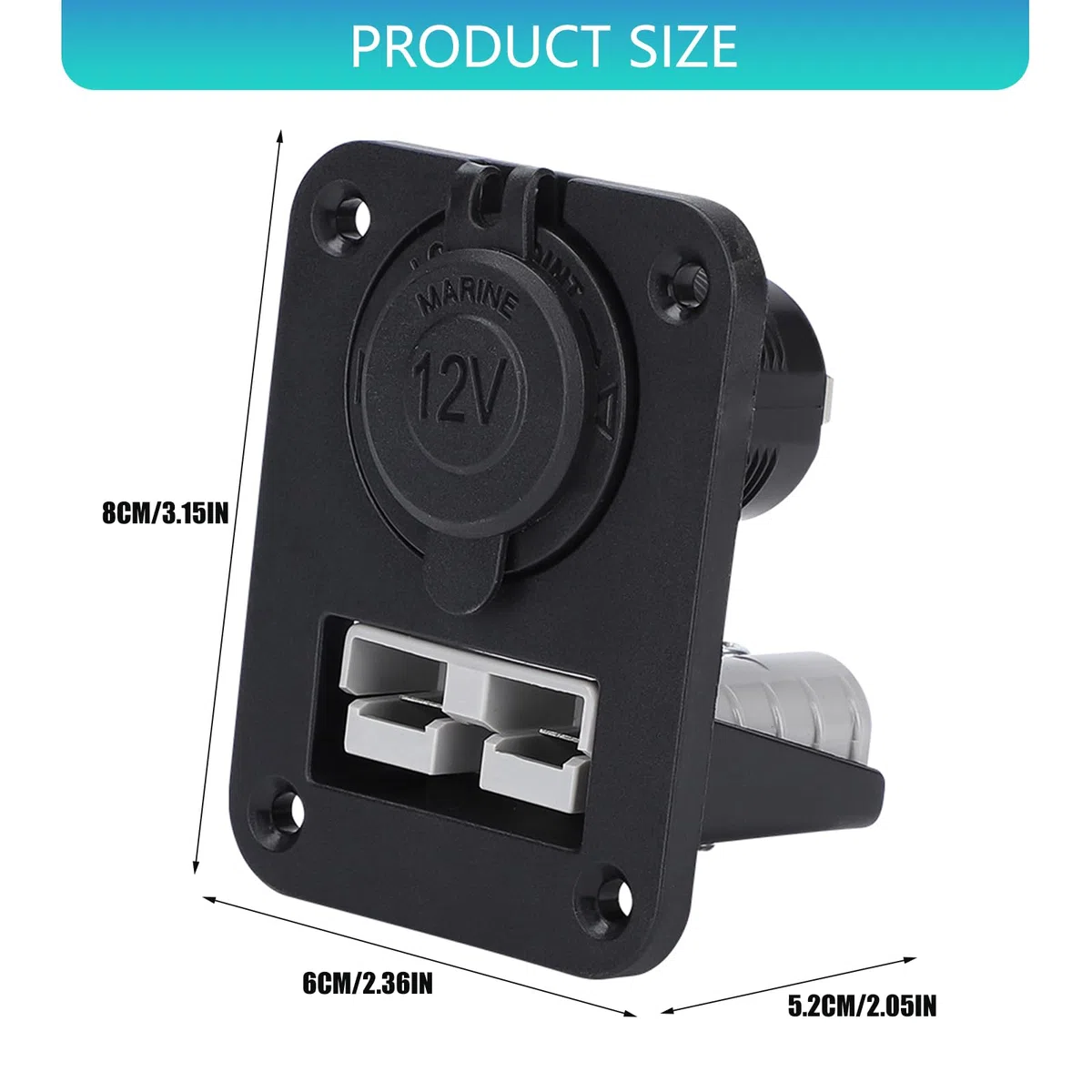 Adattatore multiplo per presa USB per sigarette, in ABS, per una ricarica stabile all'interno e all'esterno
