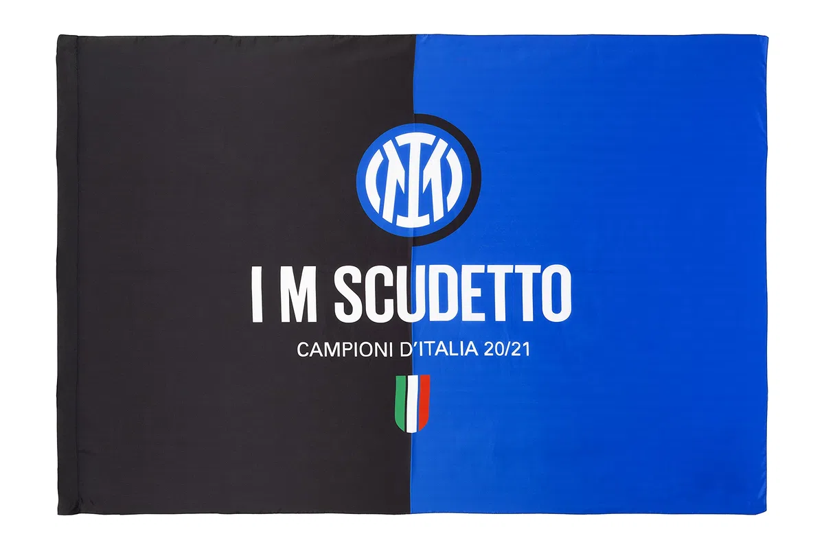 Inter Bandiera I M Scudetto 20-21, Campioni d'Italia, 100x140cm