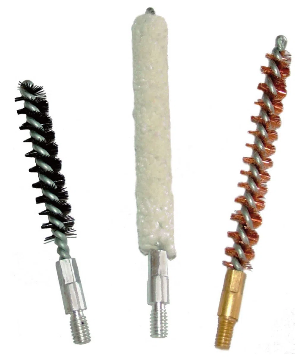 SMARTRELOADER Set di 3 Scovoli Calibro .260/6,5 di Bronzo, Cotone, Nylon per Carabina