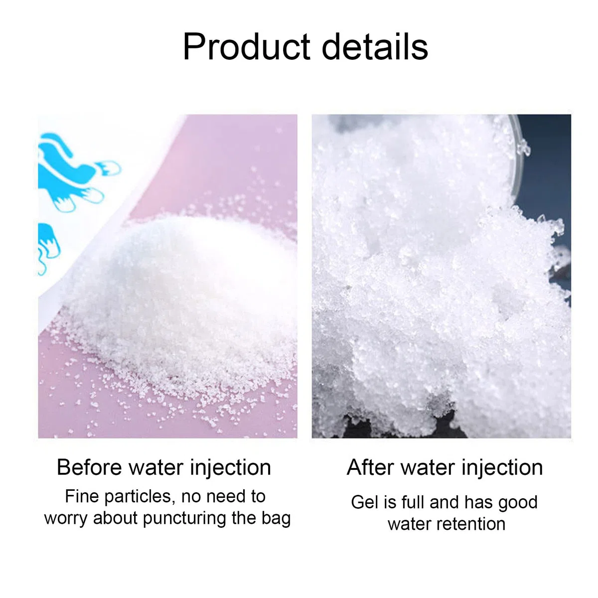Ghiaccio per Borsa Frigo,Confezioni da 1/3/5 di Ghiaccio per Dispositivi di Raffreddamento, Impacco di Ghiaccio Sottile Riutilizzabile, Scatola di Cristalli di Ghiaccio per Frigorifero
