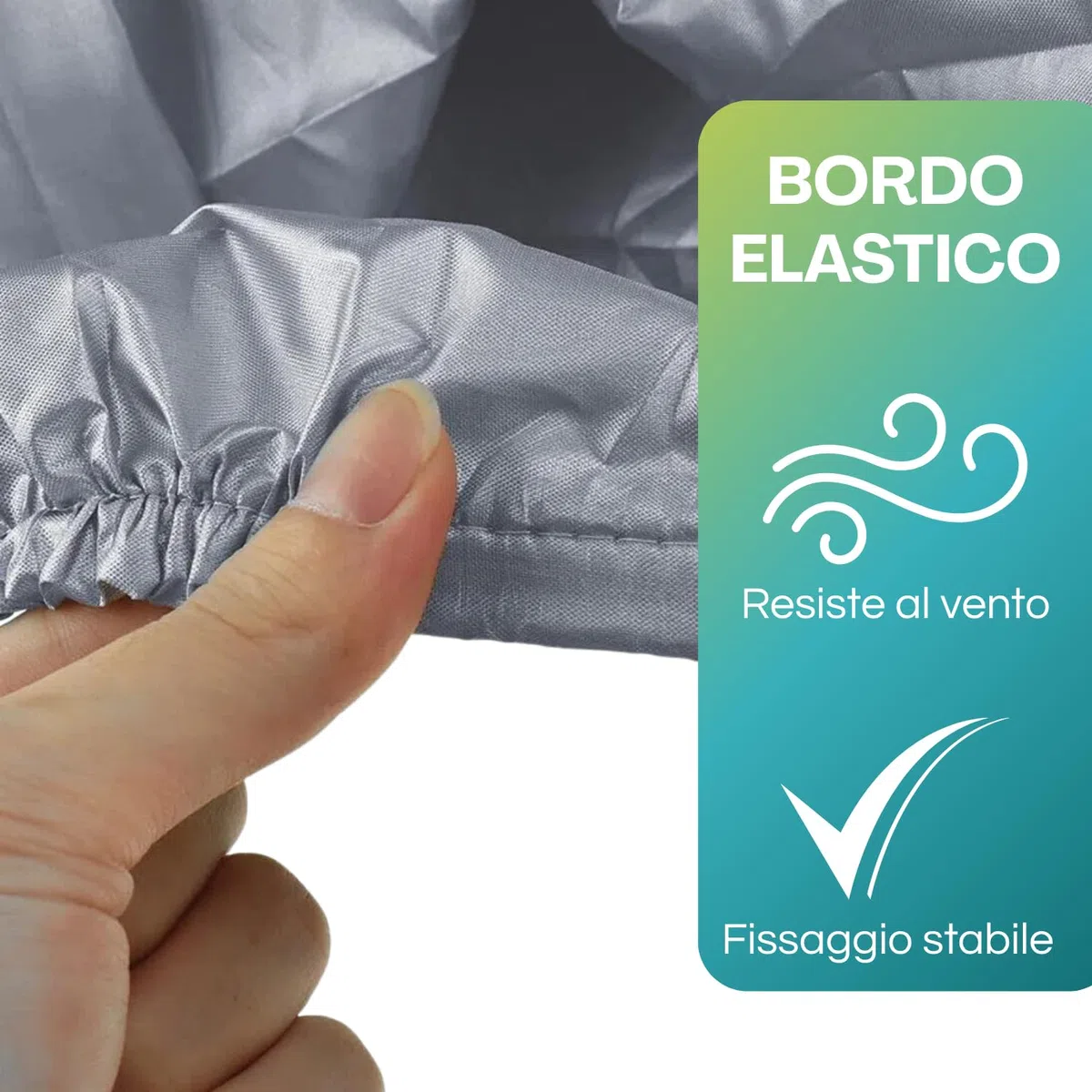 Paluplus Telo Copribici da esterno colore Grigio, Misura 100x200 cm, Copertura Protettiva per Bicicletta, Tessuto Impermeabile, Protezione da Polvere, Pioggia, Neve, Ghiaccio, Raggi UV -6922