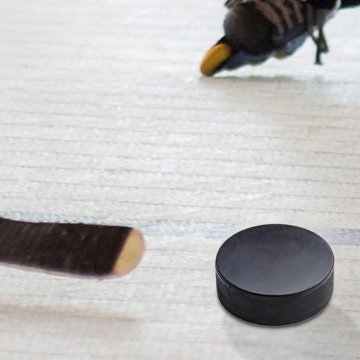 Dischi Da Hockey Su Ghiaccio - 4 X Regolamento Ufficiale Gioco Di Formazione Con Rulli Di 3 Pollici Di Diametro E 1 Pollici Di Spessore | Attrezzature Sportive Indoor Durevole Per Uomini E Donne