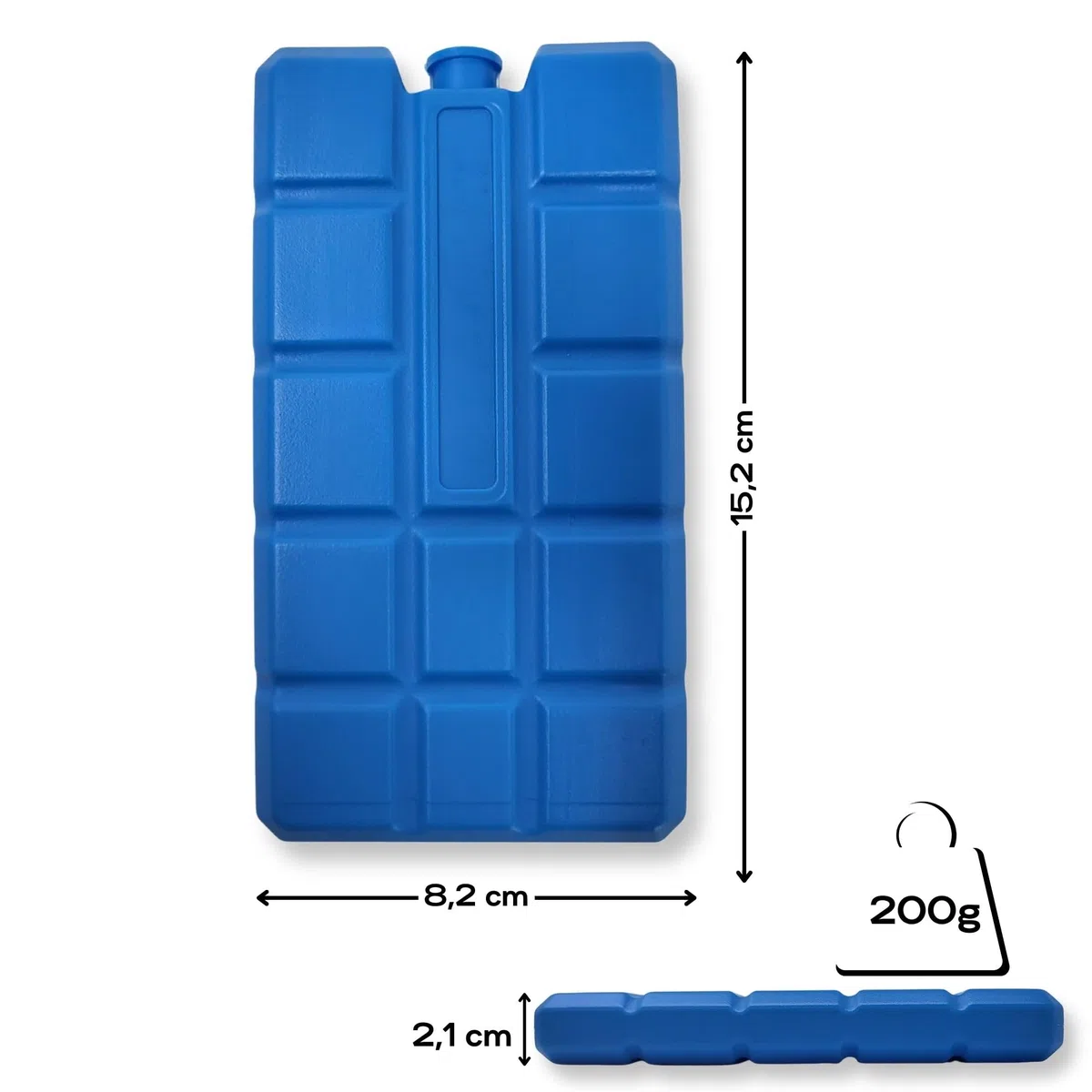 ToCi 6 pile refrigeranti da 400 ml – Elementi di raffreddamento piatti per borsa termica e refrigerante – Batterie riutilizzabili in plastica senza BPA – Cuscinetti refrigeranti per picnic, viaggi