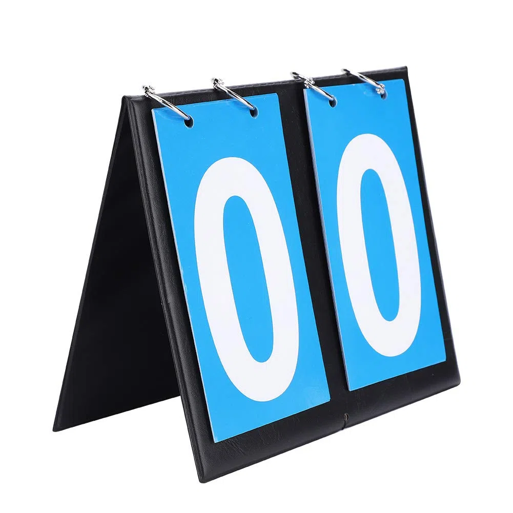 Tabellone Segnapunti Sportivo, Tabellone Segnapunti Desktop Portatile Flip Tabellone Basket Tabellone Segnapunti Multifunzionale Adatto per Ping Pong Sandpit Calcio Competizioni Outdoor