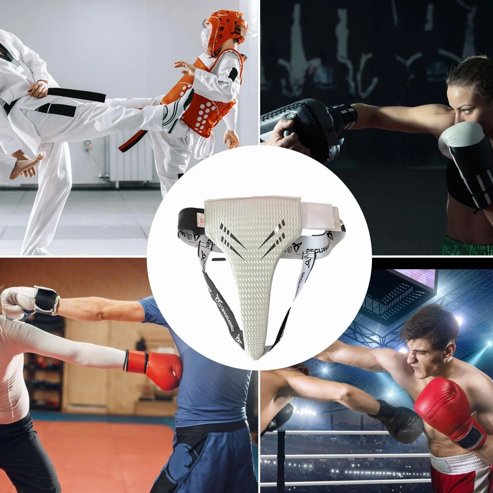 Protettore Inguinale da Boxe per Uomini e Donne – Coppa Resistente per Cricket, Kickboxing e Arti Marziali