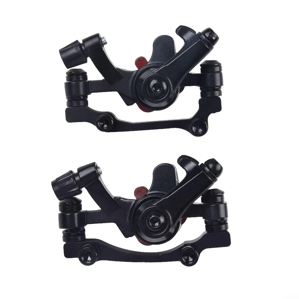 Pinza freno a disco meccanica in metallo per uso bicicletta compatibile con vari tipi di bici progettata per una frenata efficiente e una facile installazione (anteriore + posteriore)