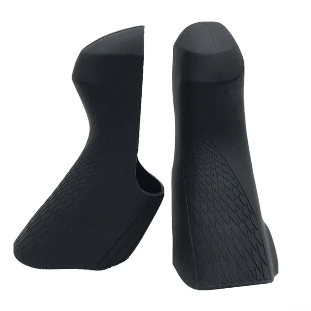 Coperture per leva del cambio della bicicletta, in silicone antiscivolo, per St R7000/R8000, impugnatura comoda per ciclismo (nero)