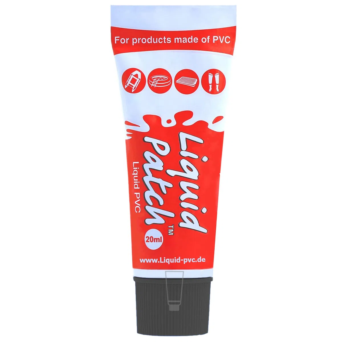 Liquid Patch - Kit di riparazione per gommoni, adesivo per gommoni, grigio scuro