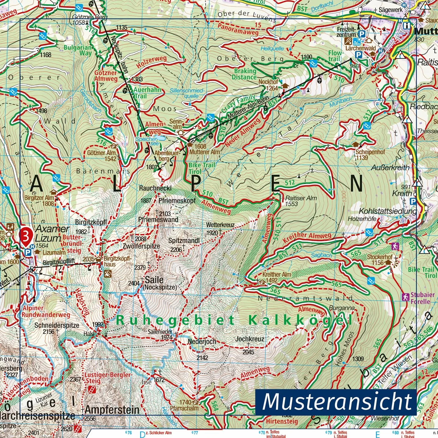 Carta escursionistica n. 2458. Firenze, Siena, Chianti, Val di Pesa, Val d'Elsa, Monteriggioni 1:50.000. Ediz. italiana, tedesca, inglese e francese: ... Verwendung in der KOMPASS-App. Fahrradfahren.