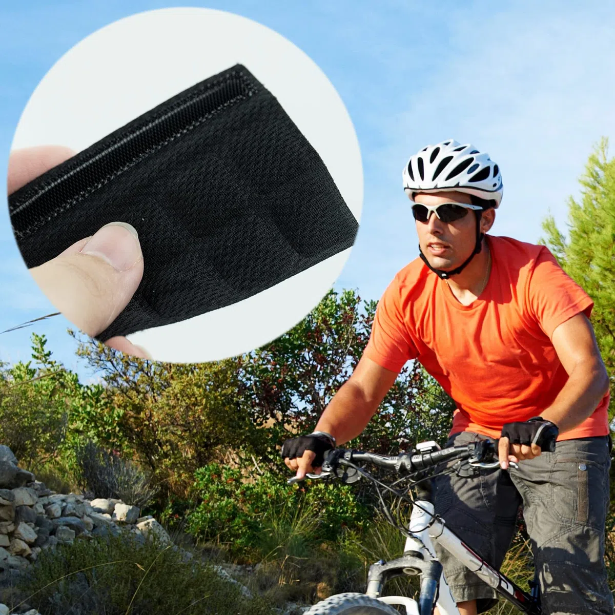Kit di imbottitura per casco, inserti universali in schiuma per casco da bici, anti-collisione, imbottitura per casco di ricambio per casco da ciclismo (nero)