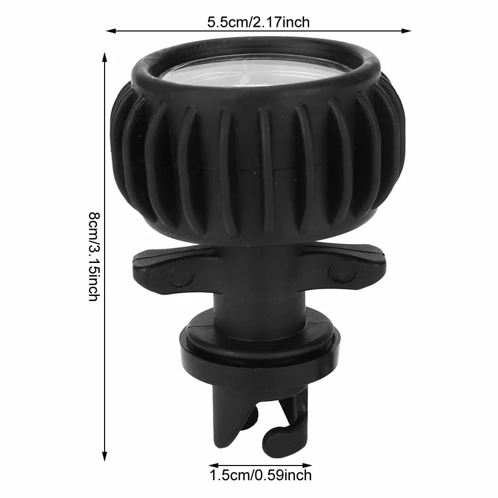 POENVFPO Barometro Singolo per Gommone, Manometro in PVC da 30 PSI, Accessori per Kayak per Progetti All'aperto, Sci Nautico, Surf, ECC.