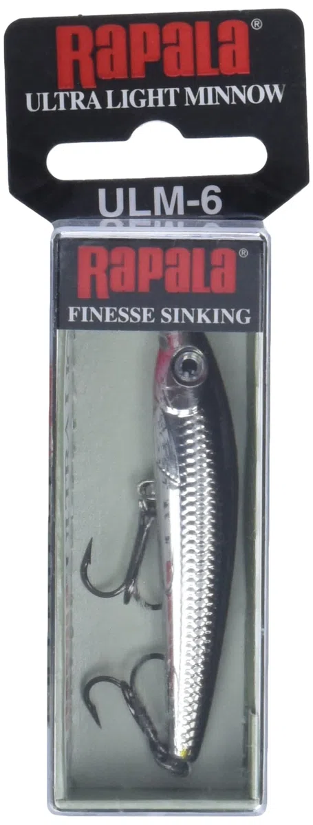 Rapala Ultra Light Minnow Wobbler affondante CH cromato