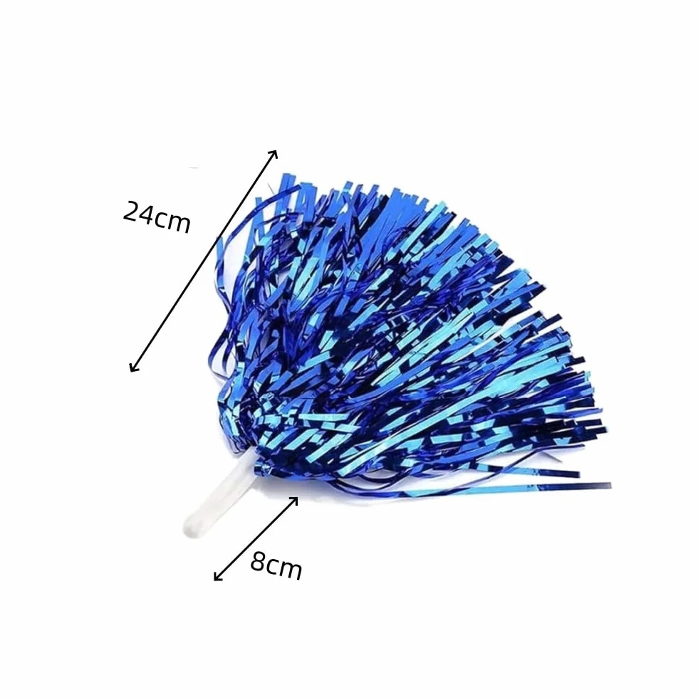Pon Pon Cheerleader Blu 4 Cheerleading Pom Pom per Sport Danza Competizione