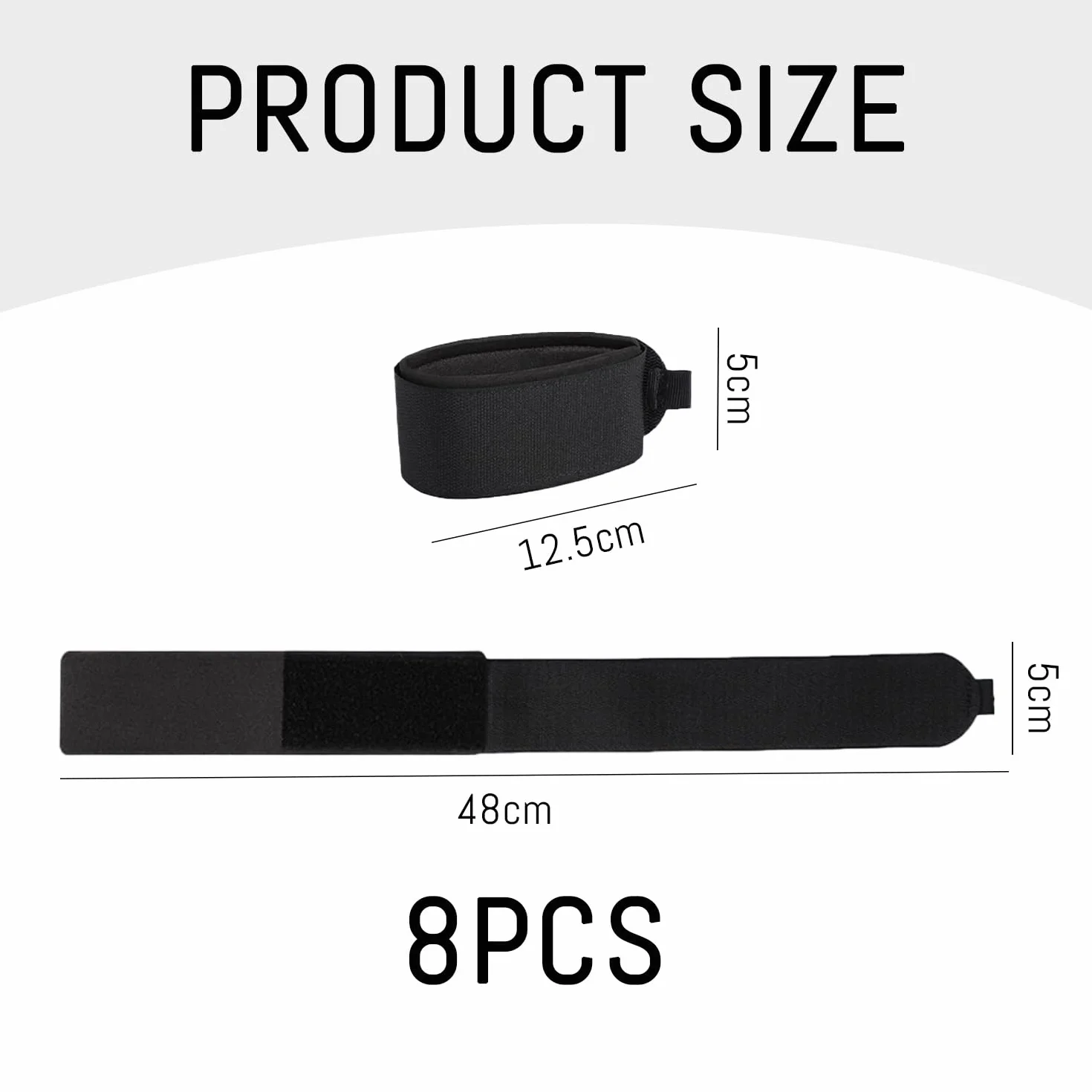 Cinghie da Sci da 8 Pezzi, Strumenti per Attacchi da Snowboard, Cinghie in Nylon, Cinghie Elastiche, Cinghie Regolabili