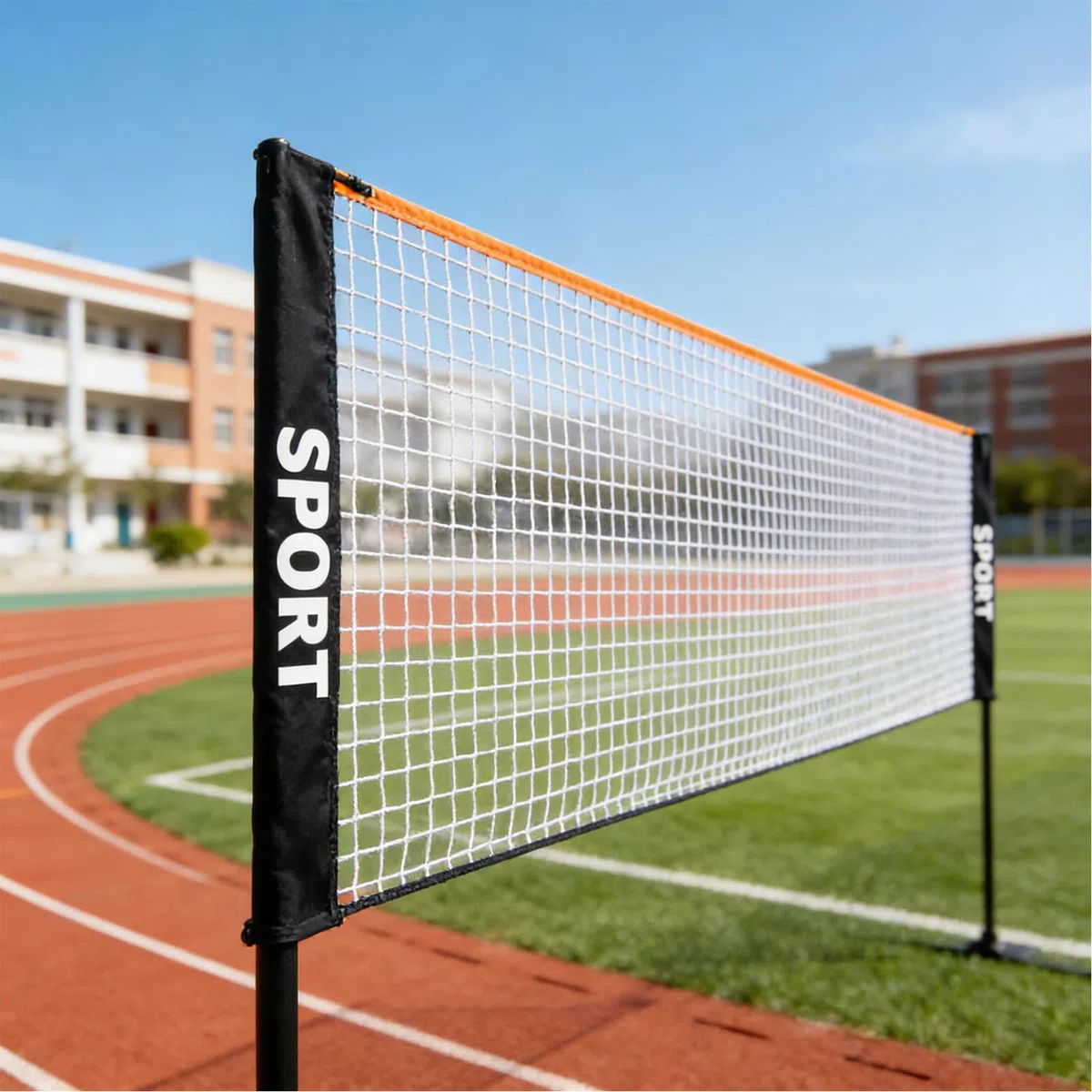 Rete da Badminton | Facile montaggio, attrezzatura pieghevole - Rete da giardino per badminton, pickleball,per famiglia, bambini, adulti, sport in spiaggia, campo, giochi,
