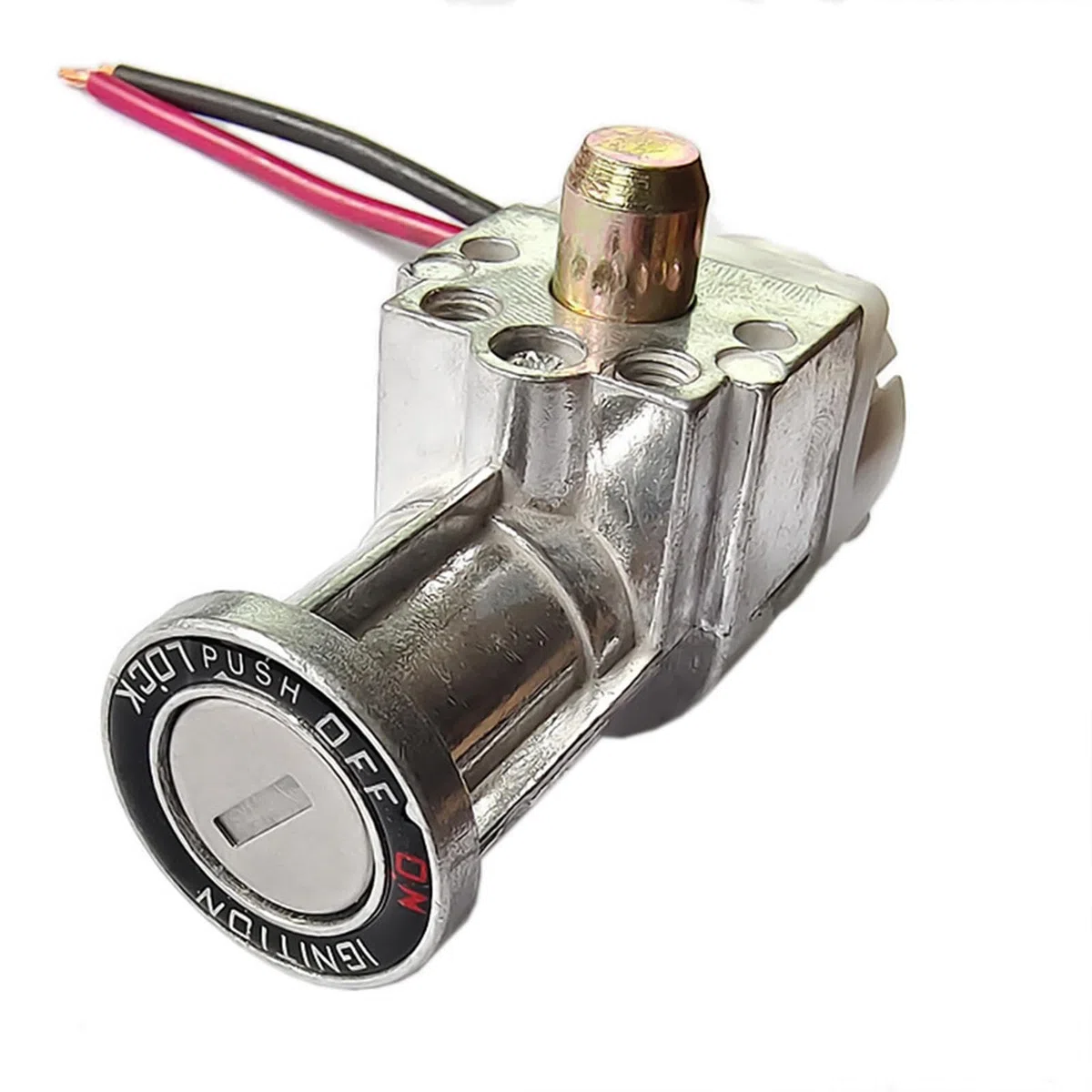 rockible Serratura a Cilindro della Batteria, Blocco Dell'accensione, Accessori per Batterie da 2,7 Pollici, Blocco di Sicurezza Impermeabile per Elet