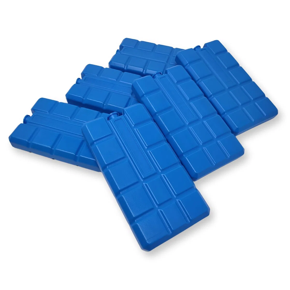 ToCi 6 pile refrigeranti da 400 ml – Elementi di raffreddamento piatti per borsa termica e refrigerante – Batterie riutilizzabili in plastica senza BPA – Cuscinetti refrigeranti per picnic, viaggi