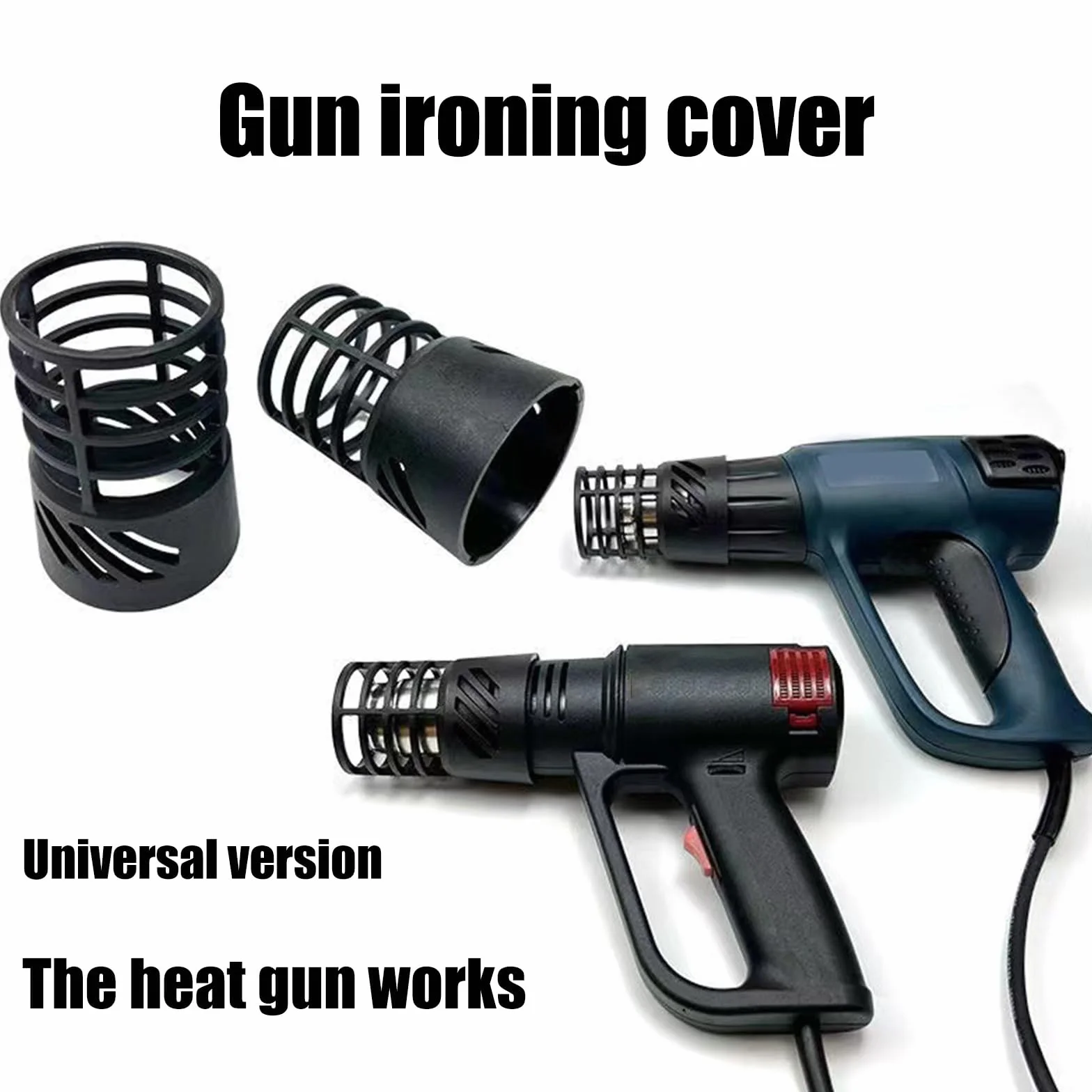 Pistola Termica 2 Pezzi Scudo Resistente alle Alte Temperature con Disegni Trasparenti Accessori