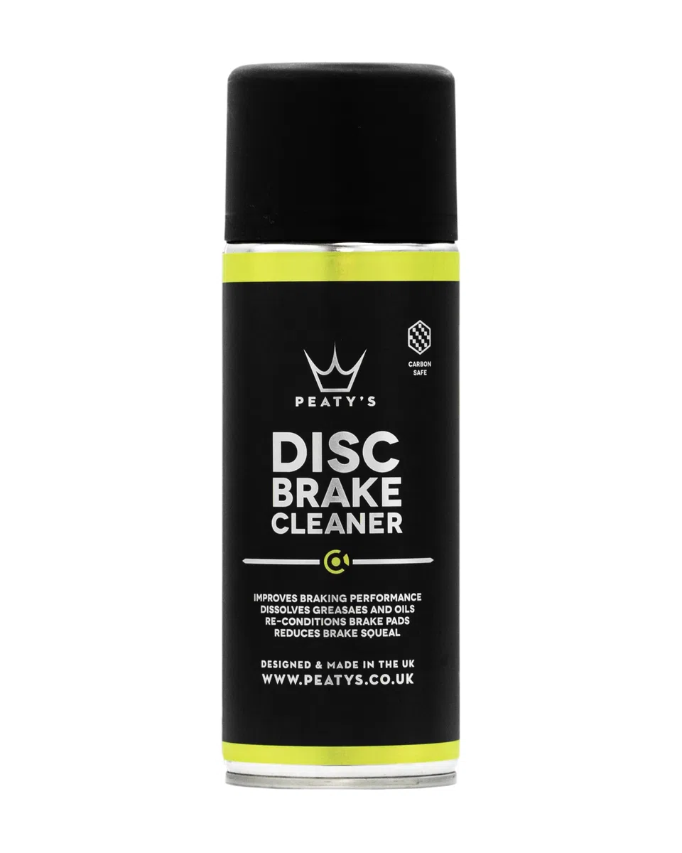 Peaty's Detergente Freni Spray per Bici - Pulitore Freni a Disco ad Asciugatura Rapida, Migliora le Prestazioni di Frenata della Bicicletta, Rimuovere Olio e Grasso da Dischi e Pastiglie - 400ml