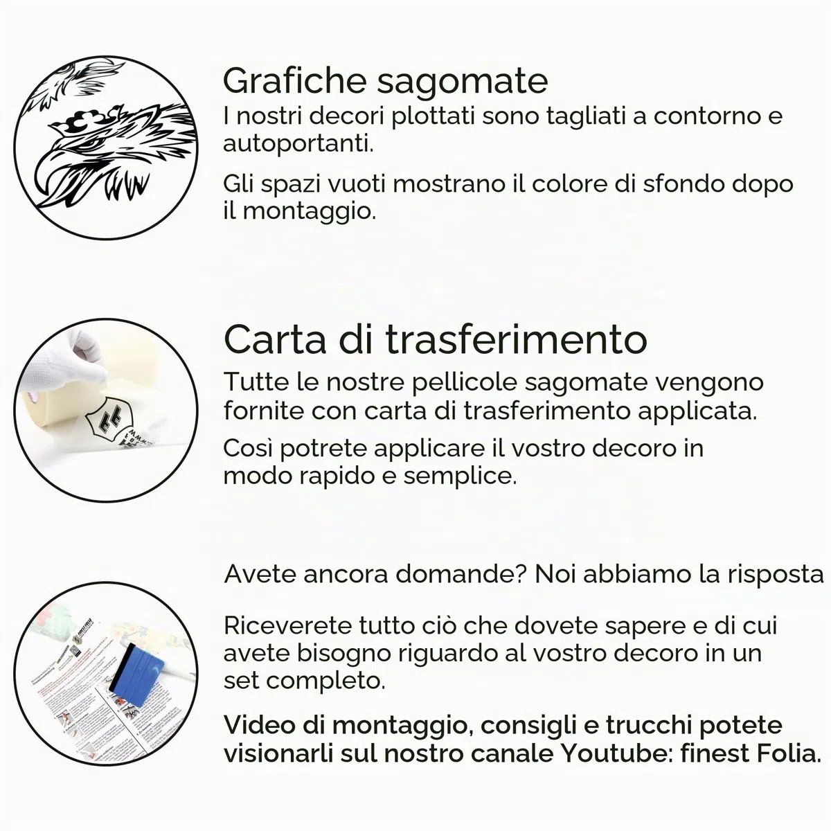 Finest Folia Adesivo con nome per barca, yacht, jetski, remi, sportiva