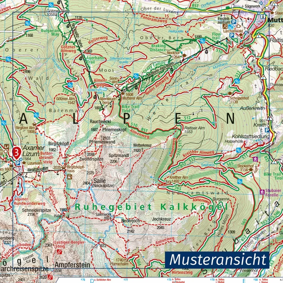Carta escursionistica n. 2458. Firenze, Siena, Chianti, Val di Pesa, Val d'Elsa, Monteriggioni 1:50.000. Ediz. italiana, tedesca, inglese e francese: ... Verwendung in der KOMPASS-App. Fahrradfahren.