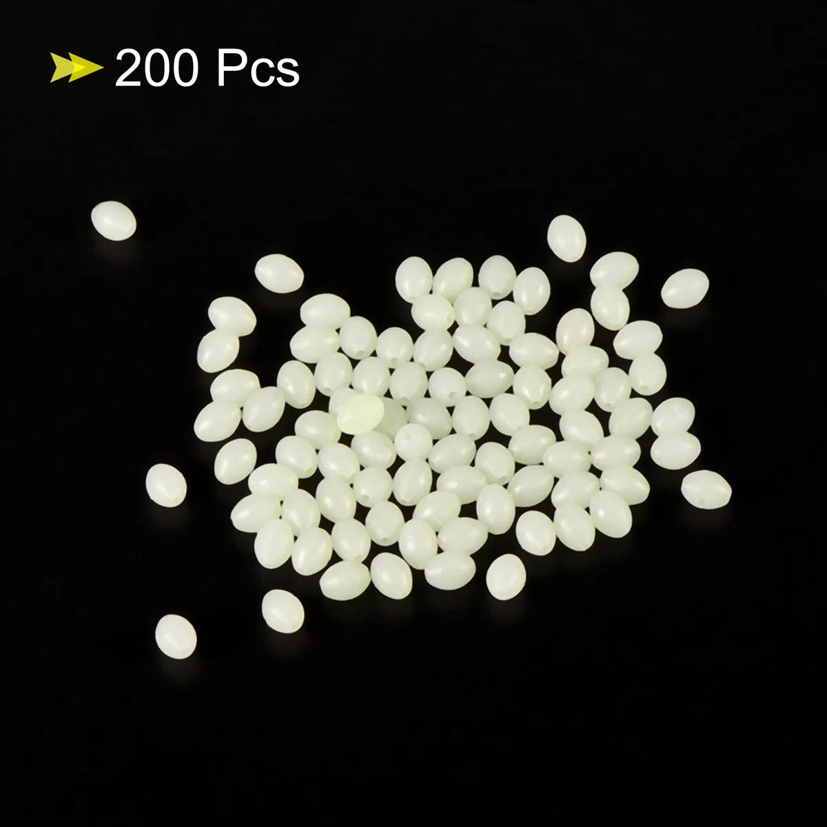 PATIKIL Perline luminose da pesca, in plastica morbida, esche da pesca per uova, strumenti per attrezzatura da pesca