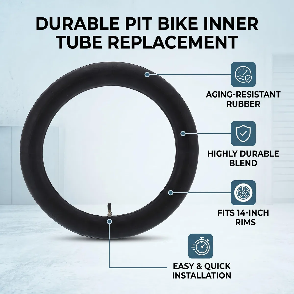 Camera D'aria per Pneumatici in Gomma 2.5 2.75 14 60 100 14 per Dirt Pit Bike