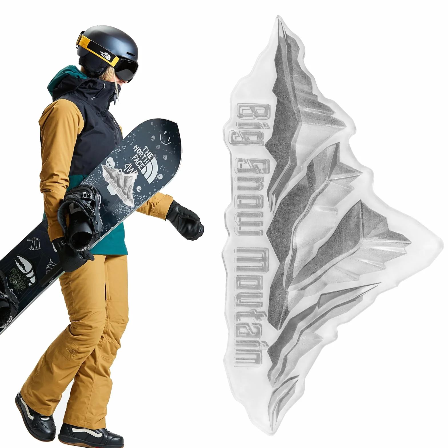 1 Pezzo Pad Adesivo Snowboard Pad Snowboard Antiscivolo Snowboard Pad per Un'appoggio Sicuro sullo Snowboard