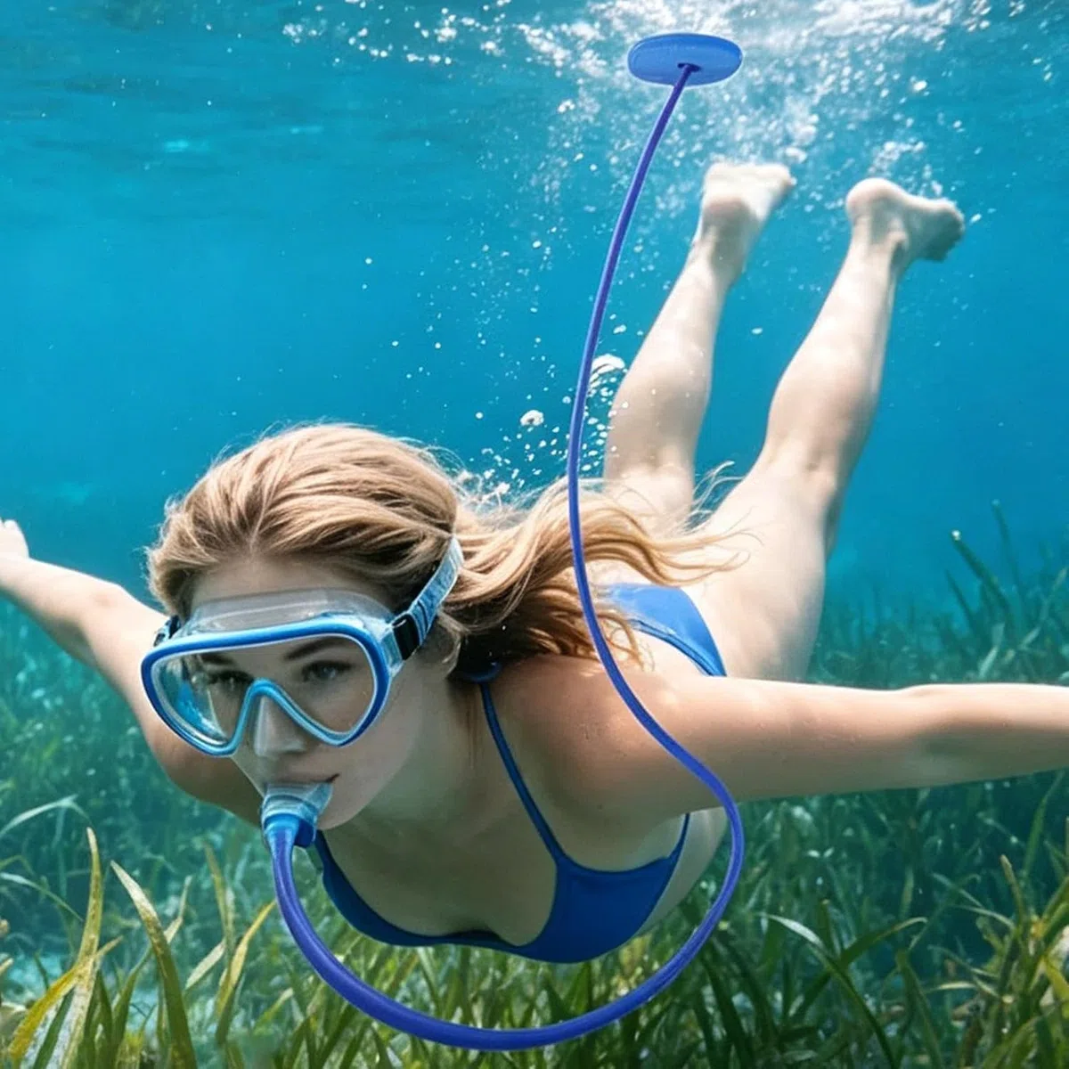 Respiratore a secco completo per uomini e donne adulti Immersioni Nuoto Campeggio Stream Immersione Esperienza Attrezzatura Nuoto Tubo di respirazione