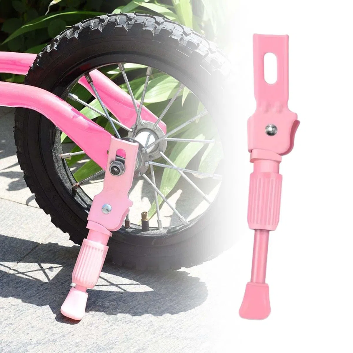 F Fityle Cavalletto per Bicicletta Cavalletto per Bici per Bambini Piede Mountain Bike in Lega Robusto Supporto per Bici da Esterno Portabici Cavalletto
