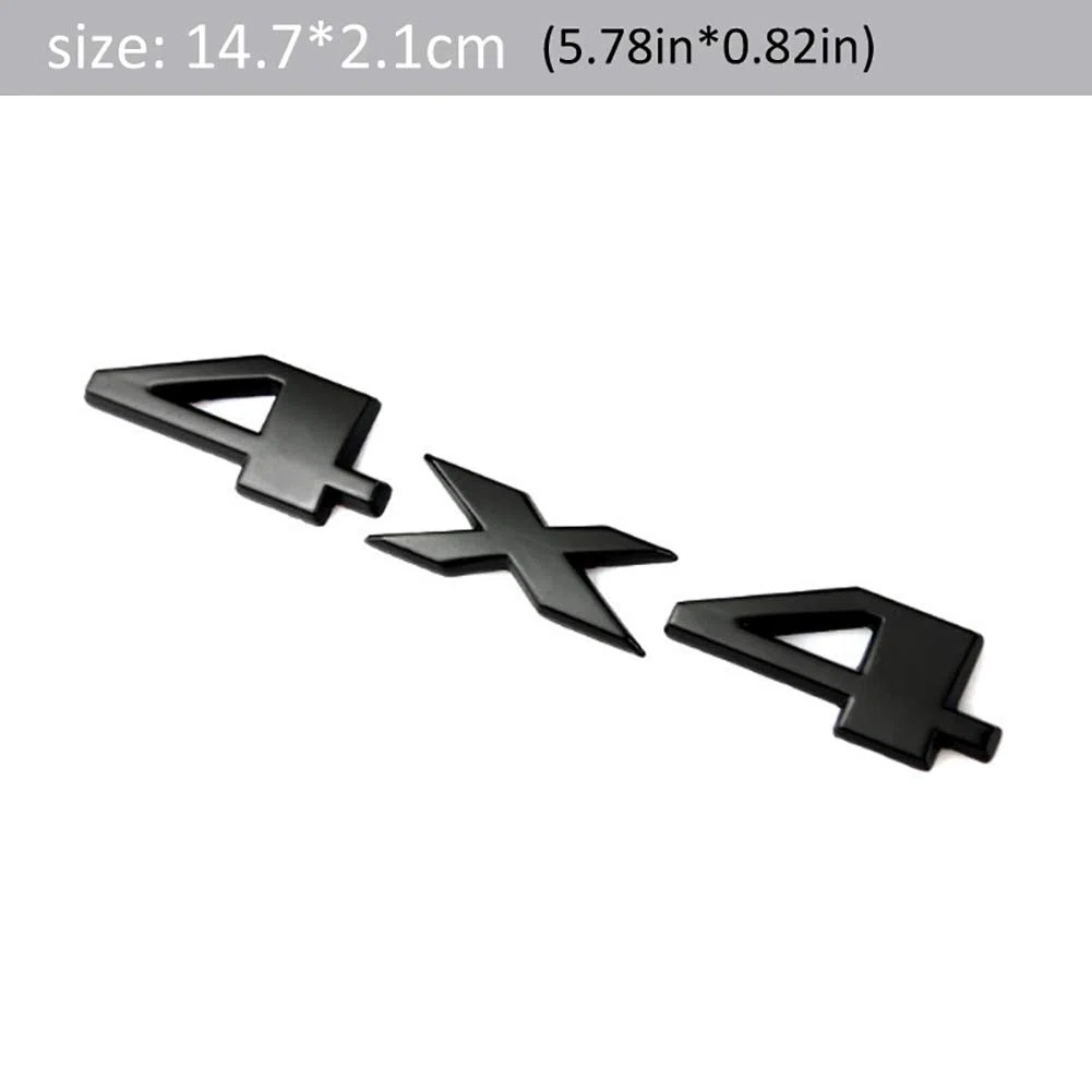 Elegante 3D 4x4 Auto Auto Logo Emblema Badge Adesivo Truck Auto Auto Auto Decalli (Ashown #38)
