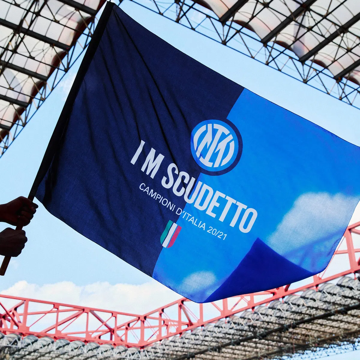 Inter Bandiera I M Scudetto 20-21, Campioni d'Italia, 100x140cm