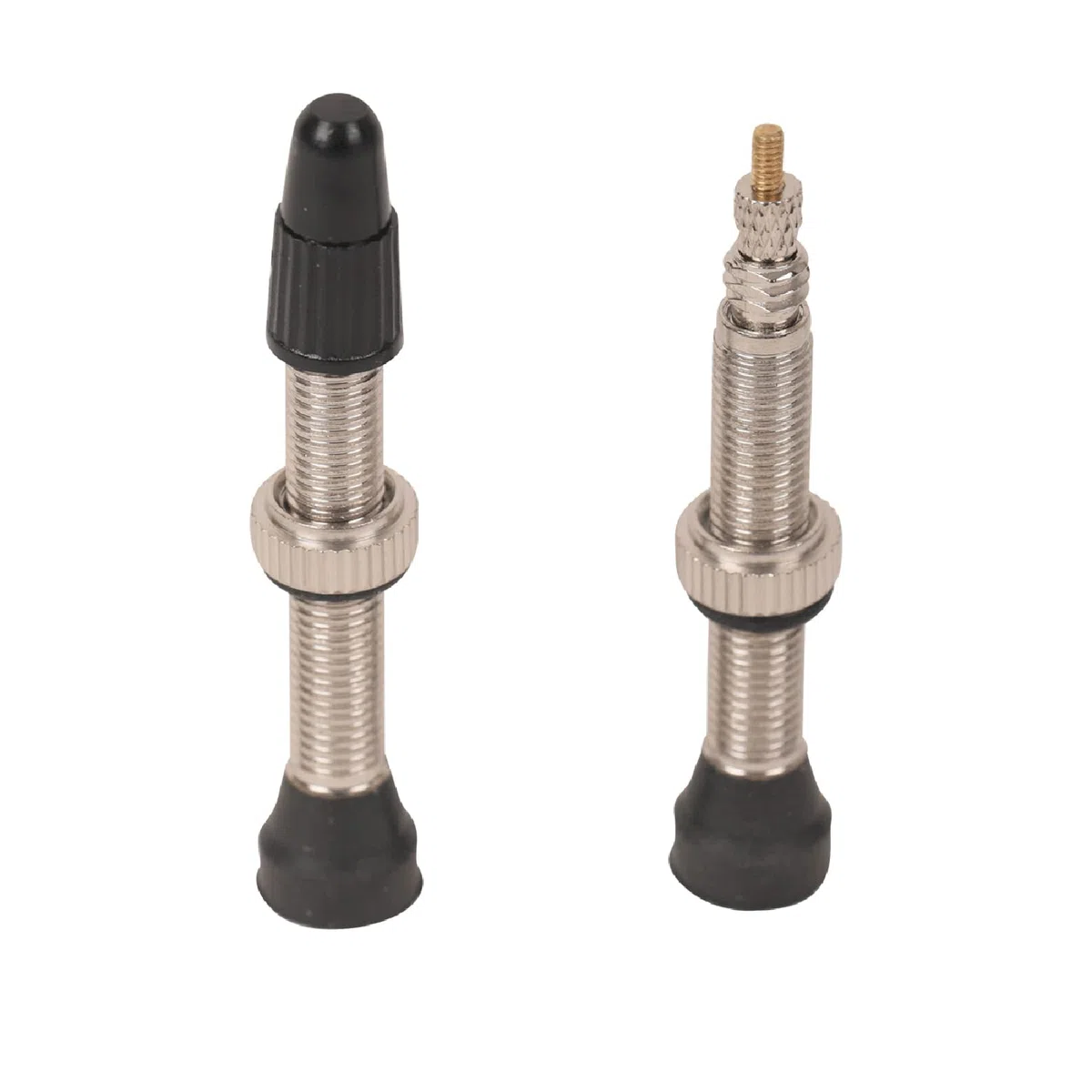 Zefal Valvole Tubeless, Presta valvole incluso strumento di rimozione, Nero, 45 mm, Set di 2
