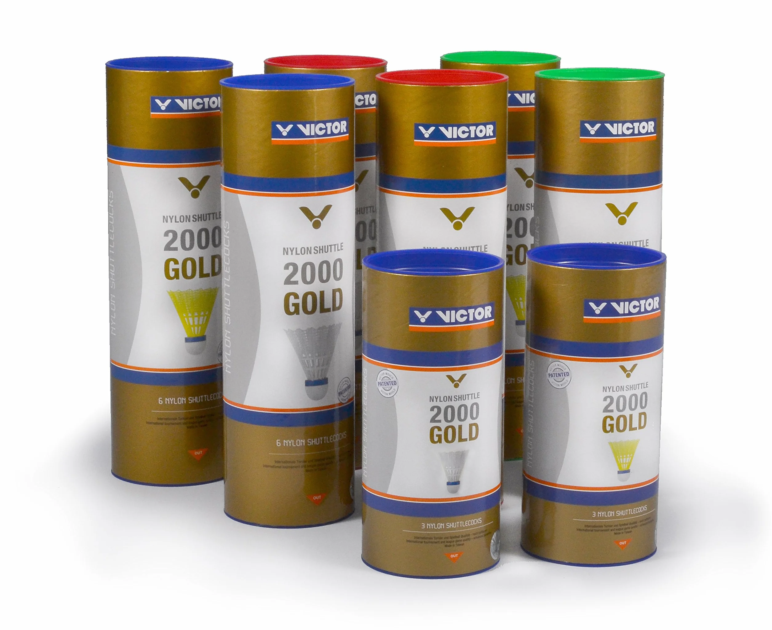 Victor - Shuttle 2000, Volani di nylon, set da 6