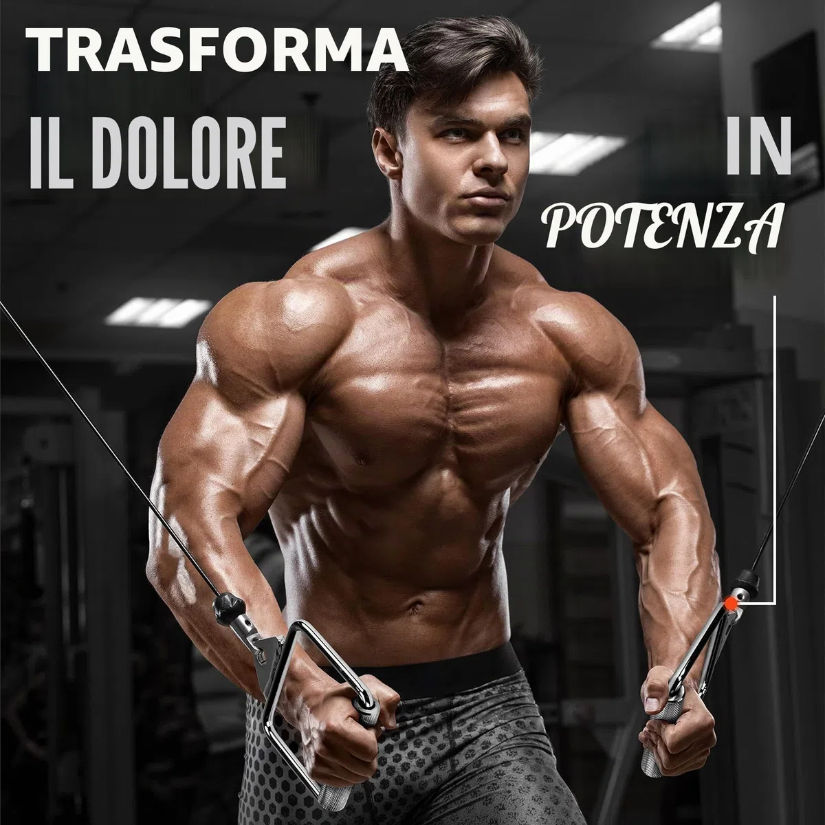 Yes4All Attacco per Cavo con Impugnatura a Doppia D, Impugnatura a Singola D per l'Allenamento con i Pesi, Accessori per Macchine a Cavo per la Palestra di Casa