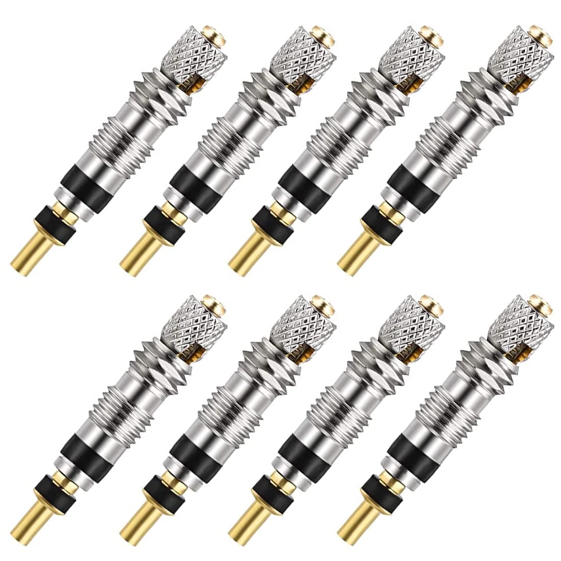 8 Pezzi Valvola Nucleo Valvola Nucleo Valvola Pneumatico, Valvola Nucleo Valvole MTB Presta Valvole Universale Nucleo Valvola Pneumatico per Tubeless Road Bike MTB