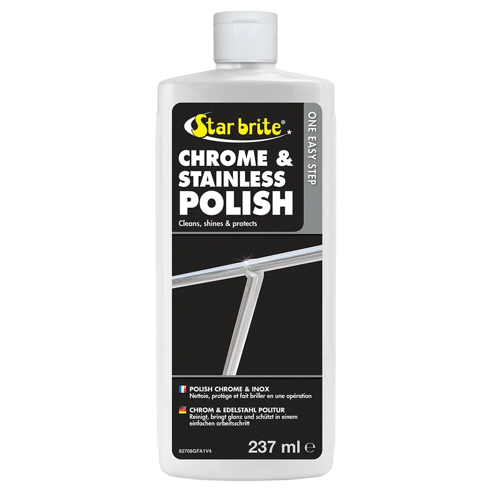 STAR BRITE DISMARINA PLASTIMO, Bajo PEDIDO-PULIMENTO para CROMADO/Inox 237ML Unisex-Adulto, Multicolor, 237 ml