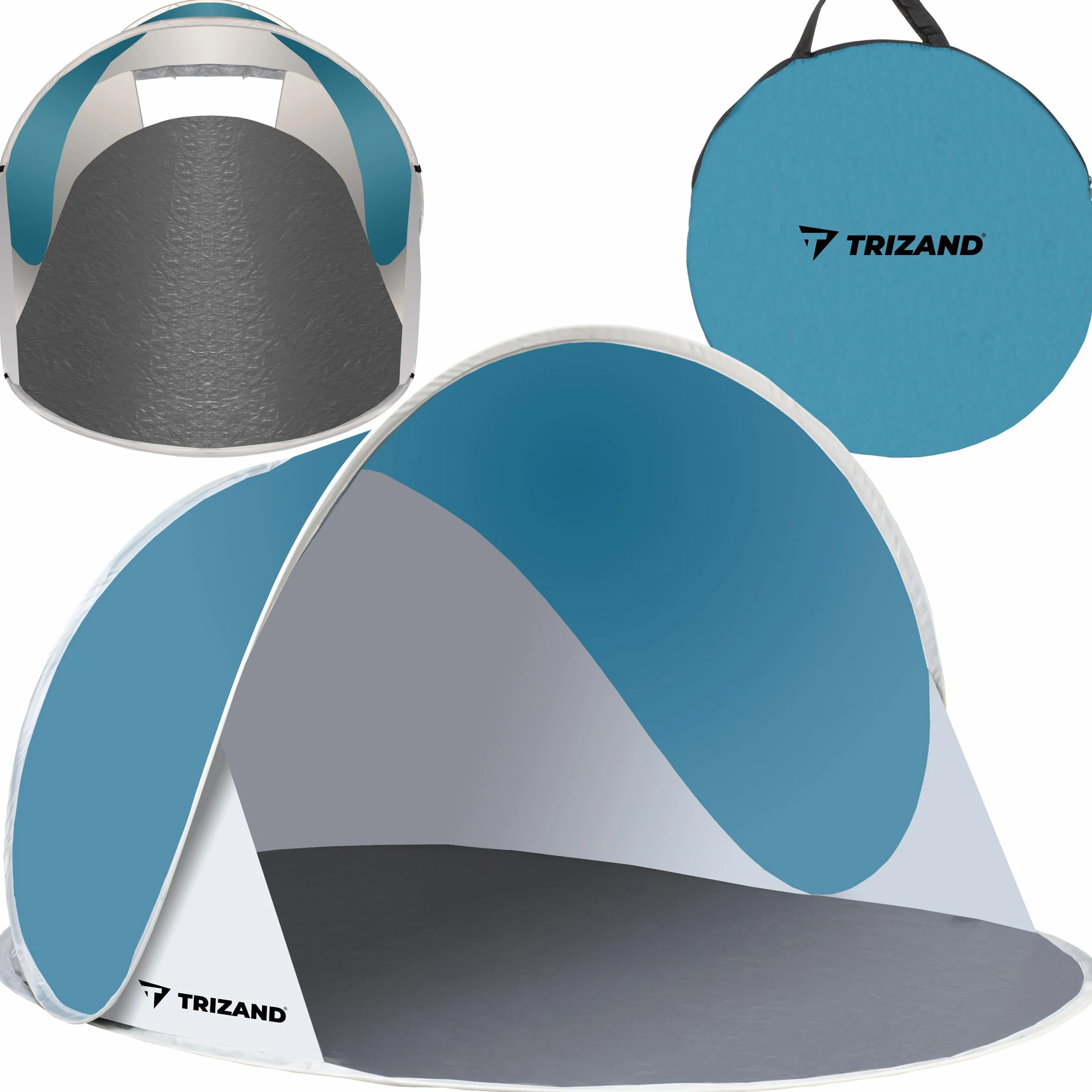 Tenda da spiaggia pop up, protezione UV, leggera, 10178, dimensioni: 145 x 100 x 70 cm