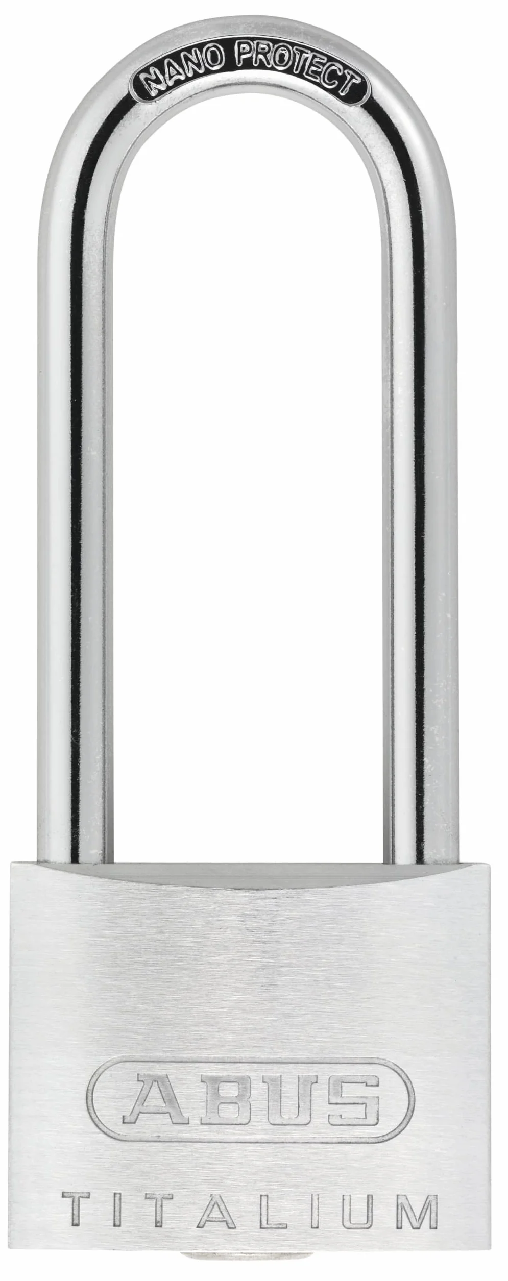 ABUS 545832-64TI/40HB63_KA6412 Candado Titalium de 40 mm arco extra largo llaves iguales