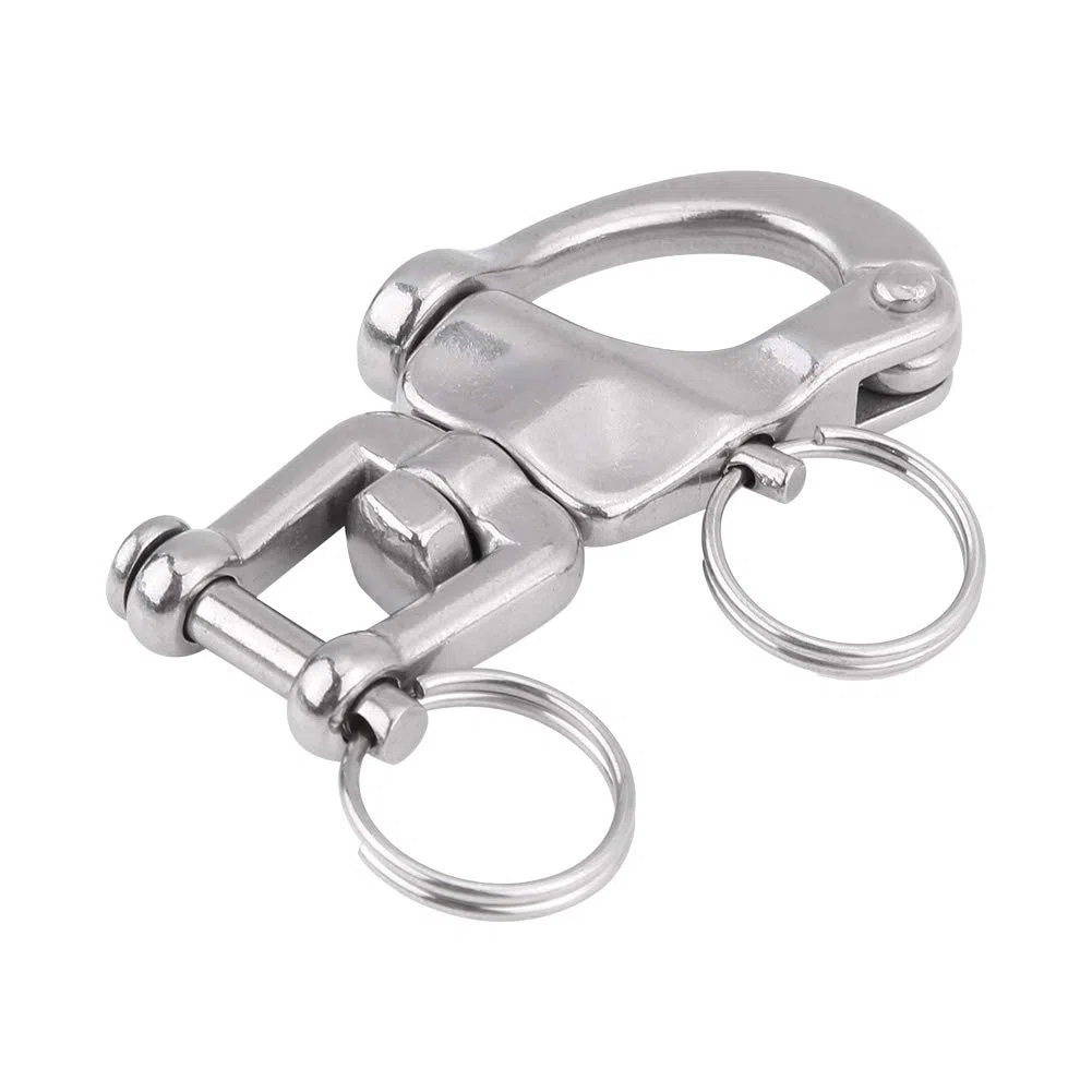 Moschettone girevole a sgancio rapido moschettone a vela per barca Spinnaker Halyard acciaio inossidabile 316(70mm)