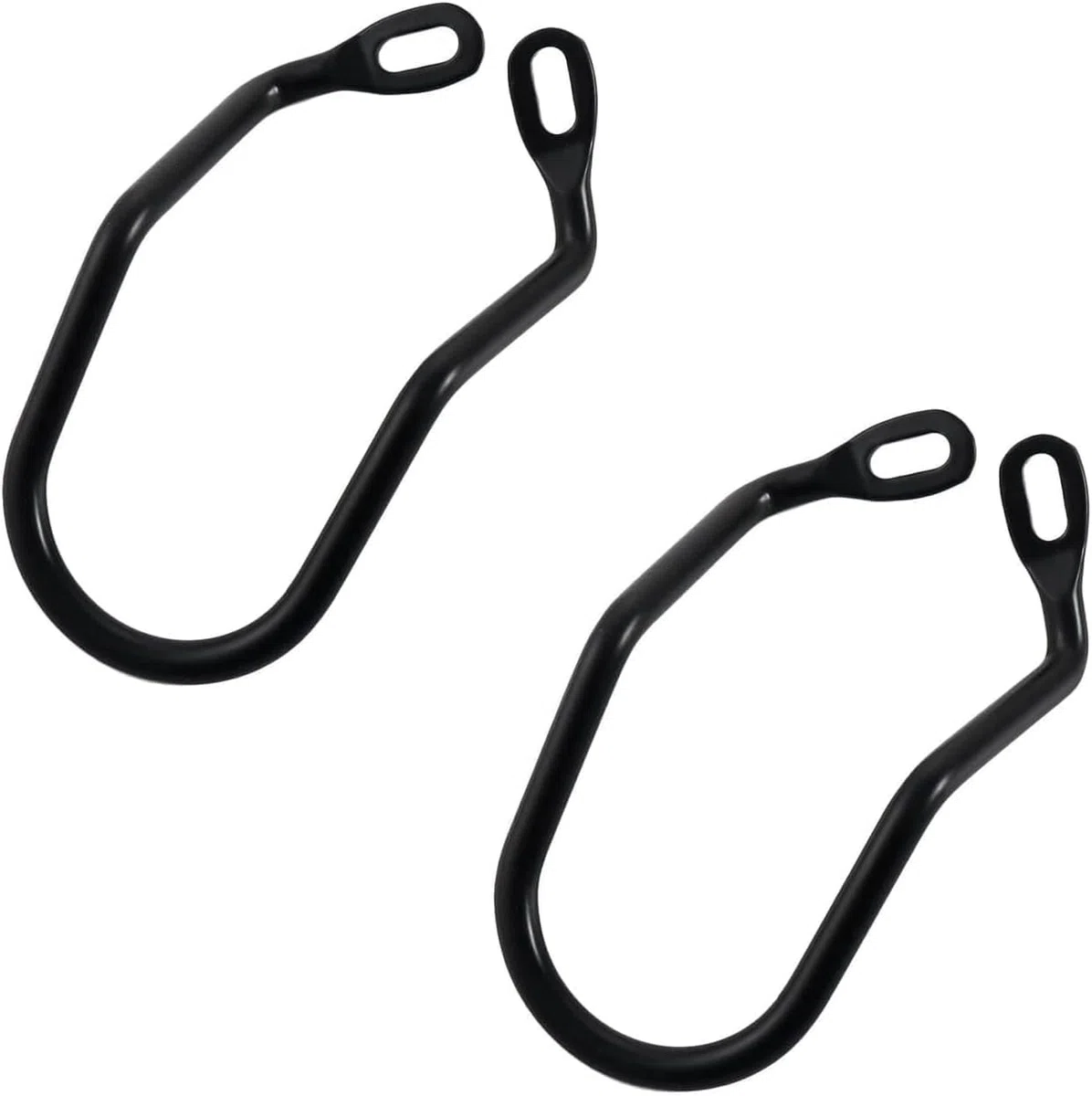 2 protezioni per deragliatore in acciaio nero per bicicletta, mountain bike, bici da strada, protezione per cambio posteriore (150 mm)